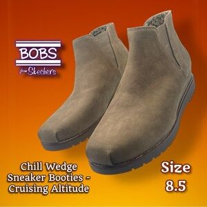 Skechers BOBS Chill Wedge Cruising
Altitude Boot 114715 Taupe Size 8.5
